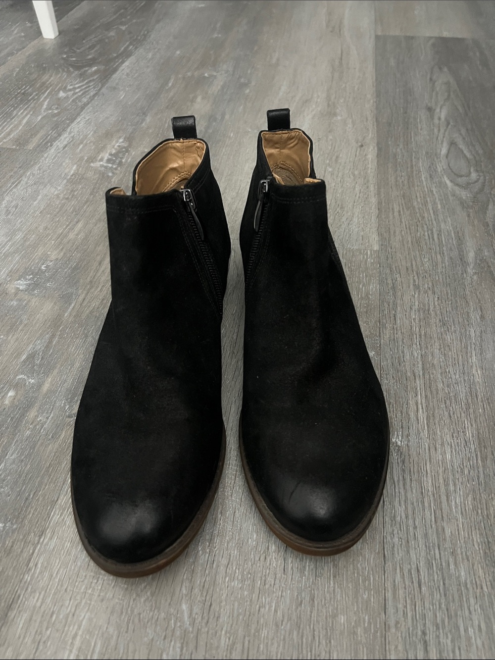 Franco Sarto Black Suede Chukka Boots